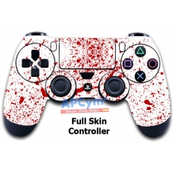 Vinilo Skin para Mando PS4 Completo escena crimen blanco sangre