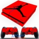 Vinilo Playstation 4 Jordan rojo