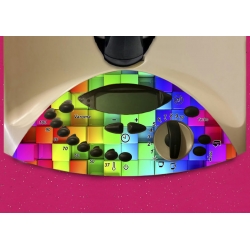 Vinilo Thermomix TM31 Botonera Cubos de Colores