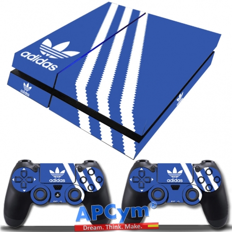 Vinilo Playstation 4 Fat Azul y Blanco