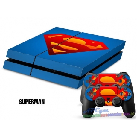 Vinilo Playstation 4 Modelo Superman