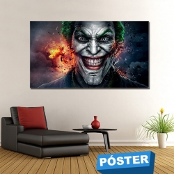 Poster Joker con Acabado en Brillo