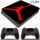 Vinilo PS4 Slim Jordan Red
