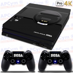 Vinilo PS4 PRO 4K Retro Mega Drive