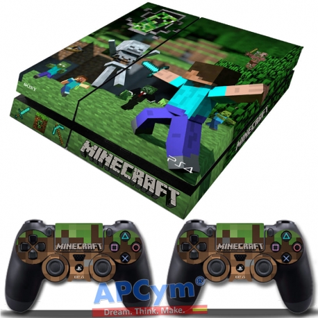 Vinilo Playstation 4 Fat Minecraft