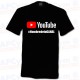 Camiseta Tu Canal YouTube Negra