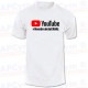 Camiseta Tu Canal YouTube Blanca