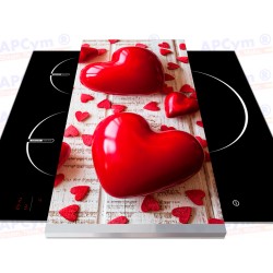 Tabla + Vinilo + Ruedas para Robots de Cocina Red Hearts