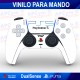 Vinilo para Mando PS5 Retro PS2 Blanco