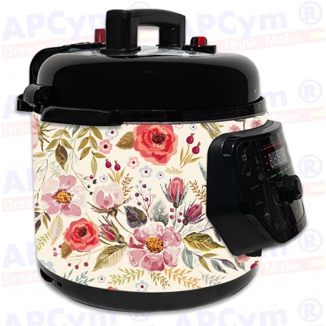 Vinilo para Olla GM H y G / Deluxe H y G / Classic Flowers