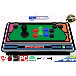 Mando Arcade Recreativa para Raspberry Pi 3 y Pi 4 / PC / PS4 / PS3