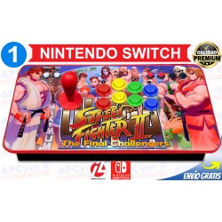 Mando Arcade USB 2 Jugadores para Raspberry Pi 3 y Pi 4 / PC / PS3 / TV BOX