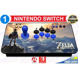 Mando Arcade USB 2 Jugadores para Raspberry Pi 3 y Pi 4 / PC / PS3 / TV BOX