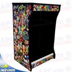 Pie / Pedestal Arcade en Negro. Mueble Recreativa para Mandos Retro o Apoyar tu Bartop