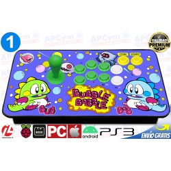 Mando Recreativa Arcade 1 Player para Raspberry Pi 3 y Pi 4 / PC / PS4 / PS3