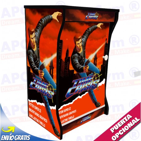 Pie / Pedestal Arcade en Negro. Mueble Recreativa para Mandos Retro o Apoyar tu Bartop