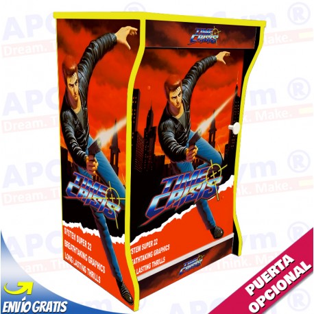 Pie / Pedestal Arcade en Negro. Mueble Recreativa para Mandos Retro o Apoyar tu Bartop