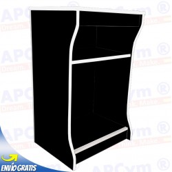 Pie / Pedestal Arcade en Negro. Mueble Recreativa para Mandos Retro o Apoyar tu Bartop
