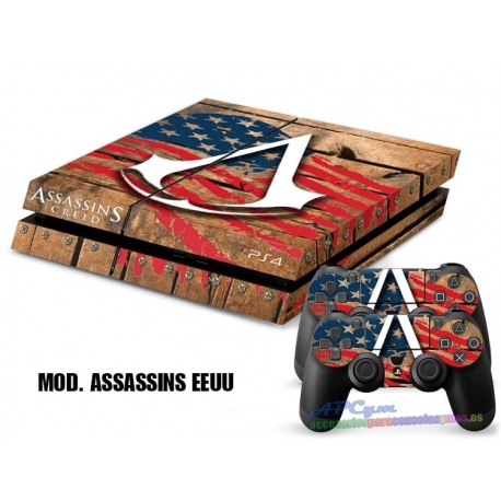 Vinilo Playstation 4 Modelo Assassins Creed EEUU