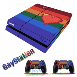 Vinilo Playstation 4 Modelo Gaystation